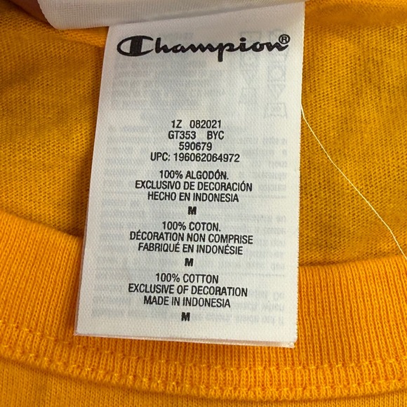 Champion Cobra Kai Medium Yellow T Shirt Licensed Movie Karate Kid Men's - Picture 7 of 11